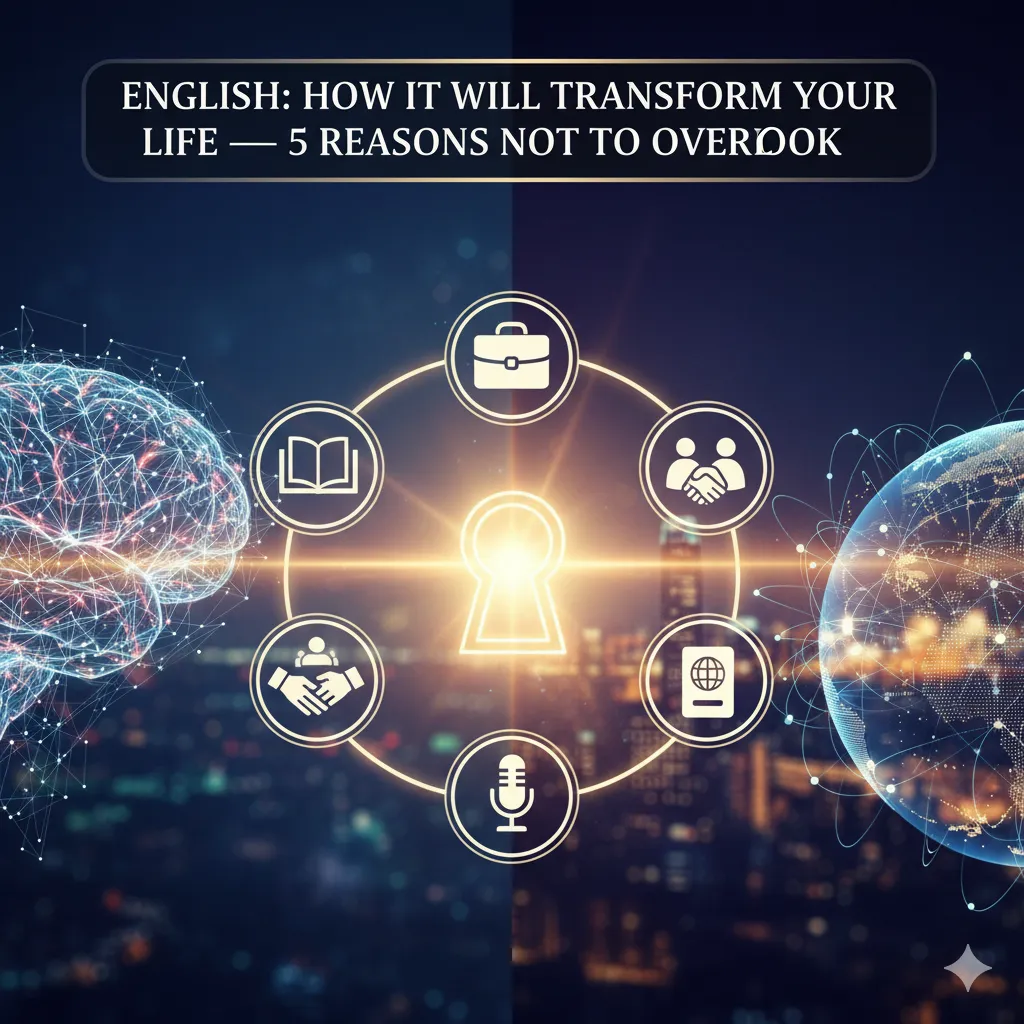 ภาษาอังกฤษเปลี่ยนชีวิตคุณได้อย่างไร — 5 เหตุผลที่ไม่ควรมองข้าม